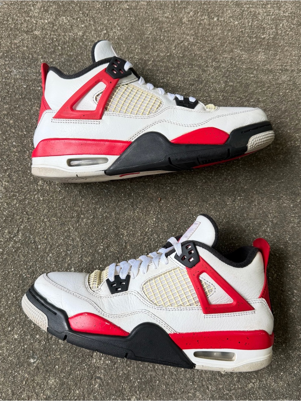 Air Jordan 4 Retro Red Cement (GS) Gradeschool Kids’ Shoes Size 6.5Y 408452-161